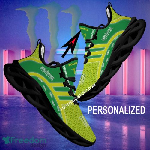 Monster Energy Max Soul Shoes Brand For Fans Gift Identity Sport Sneaker Custom Name Max Soul Shoes - Monster Energy Brand Max Soul Sneaker Personalized_2