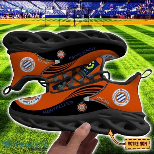 Montpellier HSC Max Soul Shoes Personalized Name Sneakers For Fans Product Photo 2