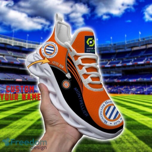 Montpellier HSC Max Soul Shoes Personalized Name Sneakers For Fans Product Photo 3