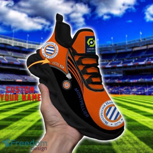 Montpellier HSC Max Soul Shoes Personalized Name Sneakers For Fans Product Photo 4