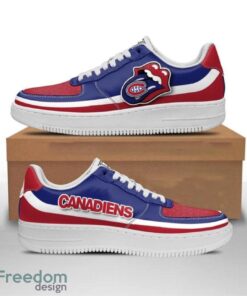 Montreal Canadiens Air Force Shoes Sexy Lips AF1 For Men And Women