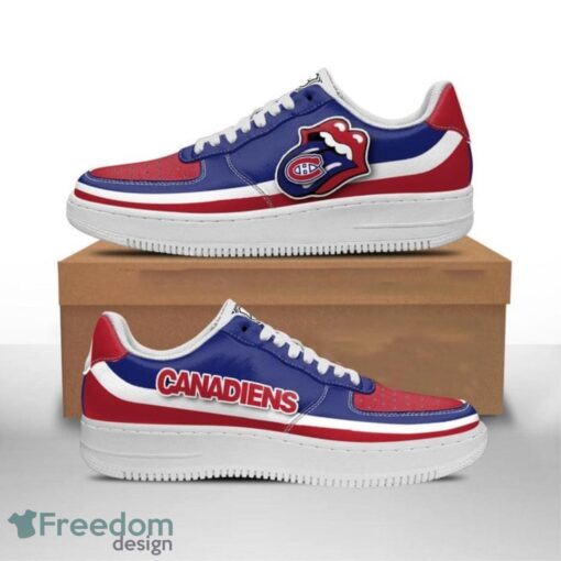 Montreal Canadiens Air Force Shoes Sexy Lips AF1 For Men And Women Product Photo 1