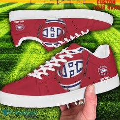 Montreal Canadiens NHL Custom Name Unique Gift Low Top Skate Shoes Gifts For Fan Product Photo 2