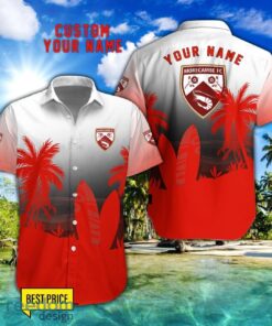 Morecambe F.C Combo Hawaiian Shirt And Shorts Surfboards Coconut Custom Name For Fans