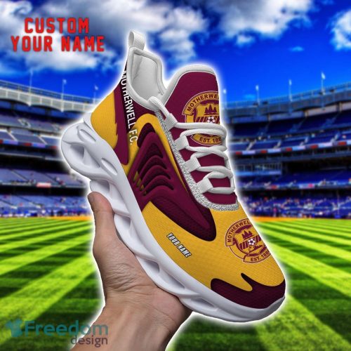 Motherwell F.C. Sneakers Max Soul Shoes For Men And Women Custom Name Team Gift Product Photo 1