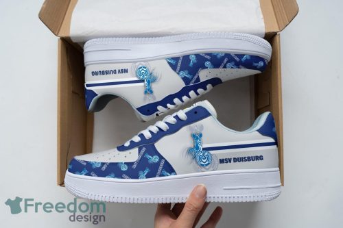 MSV Duisburg Air Force Shoes For Fans AF1 Sneakers Product Photo 1