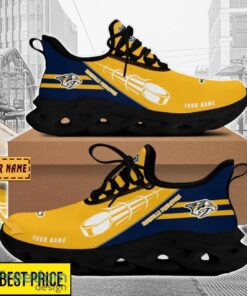 Nashville Predators Custom Name Sneakers Limited Max Soul Shoes For Men Women Product Photo 2