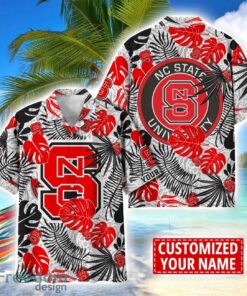 NC State Wolfpack Aloha Hawaiian Shirt Custom Name Summer Gift Holiday Team Shirt