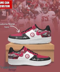 NCAA Alabama Crimson Tide Air Force Sneakers AF1 Personalized Name Special Gift