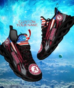 NCAA Alabama Crimson Tide Design For Fans Loves Custom Your Name Max Soul Shoes