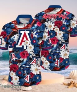 NCAA Arizona Wildcats Design Logo Gift For Fan Independence Day Hawaii Shirt Full Over Print