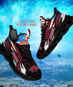 NCAA Arkansas Razorbacks Design For Fans Loves Custom Your Name Max Soul Shoes