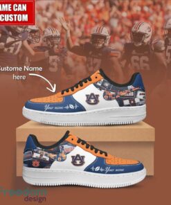 NCAA Auburn Tigers Air Force Sneakers AF1 Personalized Name Special Gift