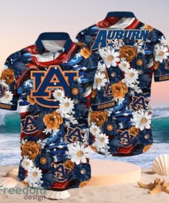 NCAA Auburn Tigers Design Logo Gift For Fan Independence Day Hawaii Shirt Full Over Print