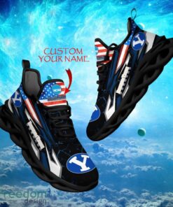 NCAA BYU Cougars Design For Fans Loves Custom Your Name Max Soul Shoes