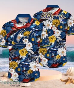 NCAA California Golden Bears Design Logo Gift For Fan Independence Day Hawaii Shirt Full Over Print