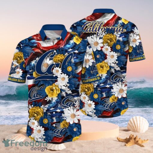 NCAA California Golden Bears Design Logo Gift For Fan Independence Day Hawaii Shirt Full Over Print Product Photo 1