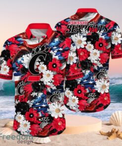 NCAA Cincinnati Bearcats Design Logo Gift For Fan Independence Day Hawaii Shirt Full Over Print