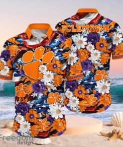 NCAA Clemson Tigers Design Logo Gift For Fan Independence Day Hawaii Shirt Full Over Print