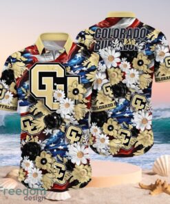 NCAA Colorado Buffaloes Design Logo Gift For Fan Independence Day Hawaii Shirt Full Over Print