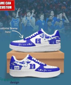 NCAA Duke Blue Devils Air Force Sneakers AF1 Personalized Name Special Gift