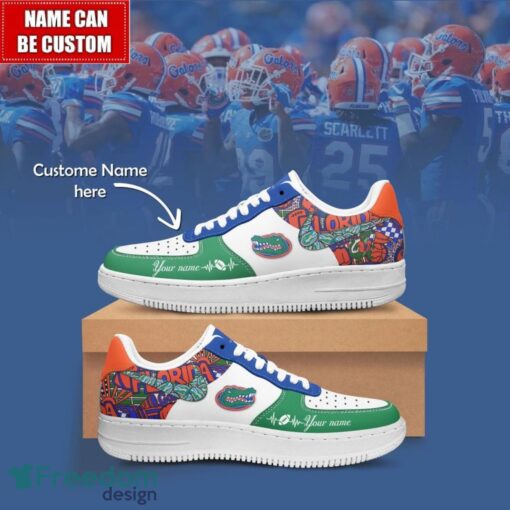 NCAA Florida Gators Air Force Sneakers AF1 Personalized Name Special Gift Product Photo 1