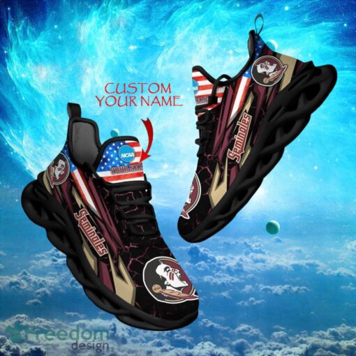 NCAA Florida State Seminoles Design For Fans Loves Custom Your Name Max Soul Shoes Product Photo 1