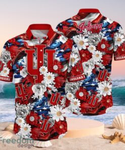 NCAA Indiana Hoosiers Design Logo Gift For Fan Independence Day Hawaii Shirt Full Over Print