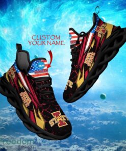 NCAA Iowa State Cyclones Design For Fans Loves Custom Your Name Max Soul Shoes