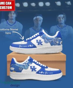 NCAA Kentucky Wildcats Air Force Sneakers AF1 Personalized Name Special Gift