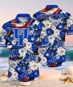 NCAA Kentucky Wildcats Design Logo Gift For Fan Independence Day Hawaii Shirt Full Over Print