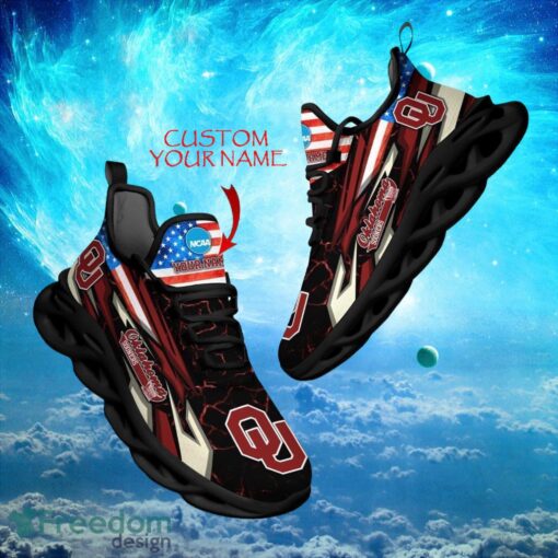 NCAA Oklahoma Sooners Design For Fans Loves Custom Your Name Max Soul Shoes Product Photo 1