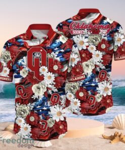 NCAA Oklahoma Sooners Design Logo Gift For Fan Independence Day Hawaii Shirt Full Over Print