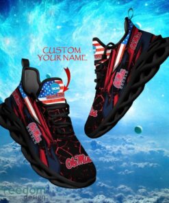 NCAA Ole Miss Rebels Design For Fans Loves Custom Your Name Max Soul Shoes