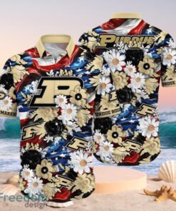 NCAA Purdue Boilermakers Design Logo Gift For Fan Independence Day Hawaii Shirt Full Over Print