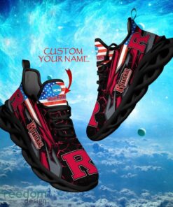 NCAA Rutgers Scarlet Knights Design For Fans Loves Custom Your Name Max Soul Shoes