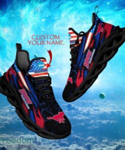 NCAA SMU Mustangs Design For Fans Loves Custom Your Name Max Soul Shoes