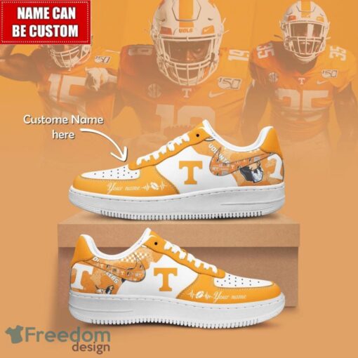 NCAA Tennessee Volunteers Air Force Sneakers AF1 Personalized Name Special Gift Product Photo 1