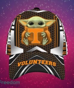 NCAA Tennessee Volunteers Logo Design Baby Yoda Gifts For Fans Full Over Print Cap