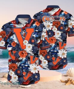 NCAA Virginia Cavaliers Design Logo Gift For Fan Independence Day Hawaii Shirt Full Over Print