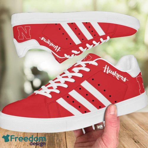 Nebraska Cornhuskers Football Low Top Skate Shoes Limited Version Gift Ideas For Fans Product Photo 2