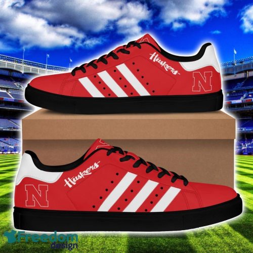 Nebraska Cornhuskers Football Low Top Skate Shoes Limited Version Gift Ideas For Fans Product Photo 3