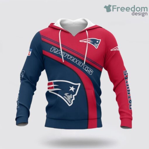 New England Patriots Printed Nfl 3D Hoodie Limited Edition Gift Product Photo 1