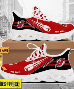 New Jersey Devils Custom Name Sneakers Limited Max Soul Shoes For Men Women Product Photo 1