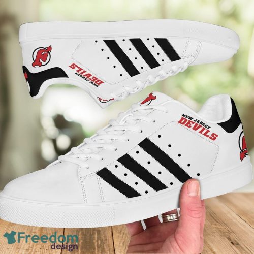 New Jersey Devils Low Top Skate Shoes Stan Smith Shoes Product Photo 2