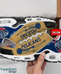 New Orleans Pelicans NBA Air Cushion Sports Shoes Custom Name TN Sneakers For Fans Product Photo 2