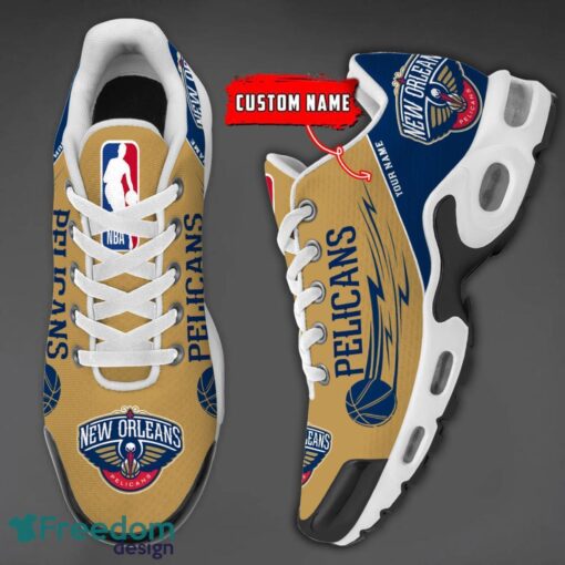 New Orleans Pelicans NBA Air Cushion Sports Shoes Custom Name TN Sneakers For Fans Product Photo 3