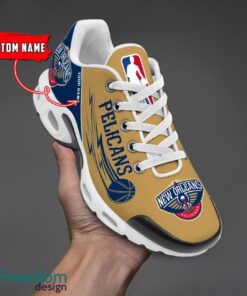 New Orleans Pelicans NBA Air Cushion Sports Shoes Custom Name TN Sneakers For Fans