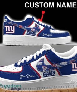 New York Giants NFL Air Force 1 Shoes For Men Women Fans Gift AF1 Sneaker Custom Name - New York Giants Personalized NFL Air Force 1 Shoes_1