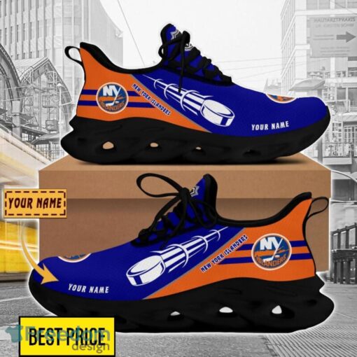 New York Islanders Custom Name Sneakers Limited Max Soul Shoes For Men Women Product Photo 2